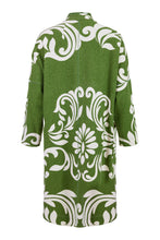 Load image into Gallery viewer, 89596 - Green &amp; Cream Print Coat - Noen
