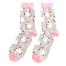Load image into Gallery viewer, Miss Sparrow Christmas Socks