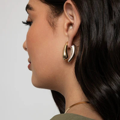 T316ECB - Mixed Metal Earrings - Knight & Day