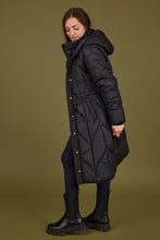 Load image into Gallery viewer, Long Black Winter Jacket - Normann