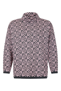 Printed High Neck Pullover - Sunday
