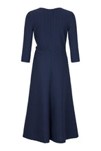 Load image into Gallery viewer, Navy Wrap Dress - Tia