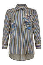 Load image into Gallery viewer, Embroidered Striped Shirt- Noen
