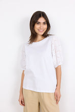 Load image into Gallery viewer, 26447- White Loraine T-Shirt - Soya Concept