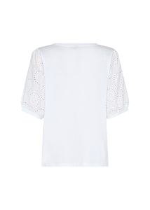 26447- White Loraine T-Shirt - Soya Concept