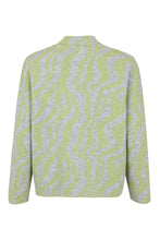 Load image into Gallery viewer, Herb Green &amp; Grey Print Jumper - Sunday