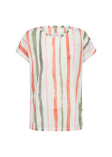 Load image into Gallery viewer, 26444- Stripe Aretha T-Shirt - Soya Concept