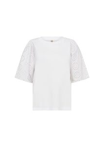 26447- White Loraine T-Shirt - Soya Concept