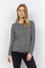 Load image into Gallery viewer, 26653- Black Print Galina Top - Soya Concept