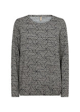 Load image into Gallery viewer, 26653- Black Print Galina Top - Soya Concept