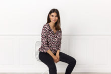 Load image into Gallery viewer, 26663- Wine Print Felicity Top - Soya Concept