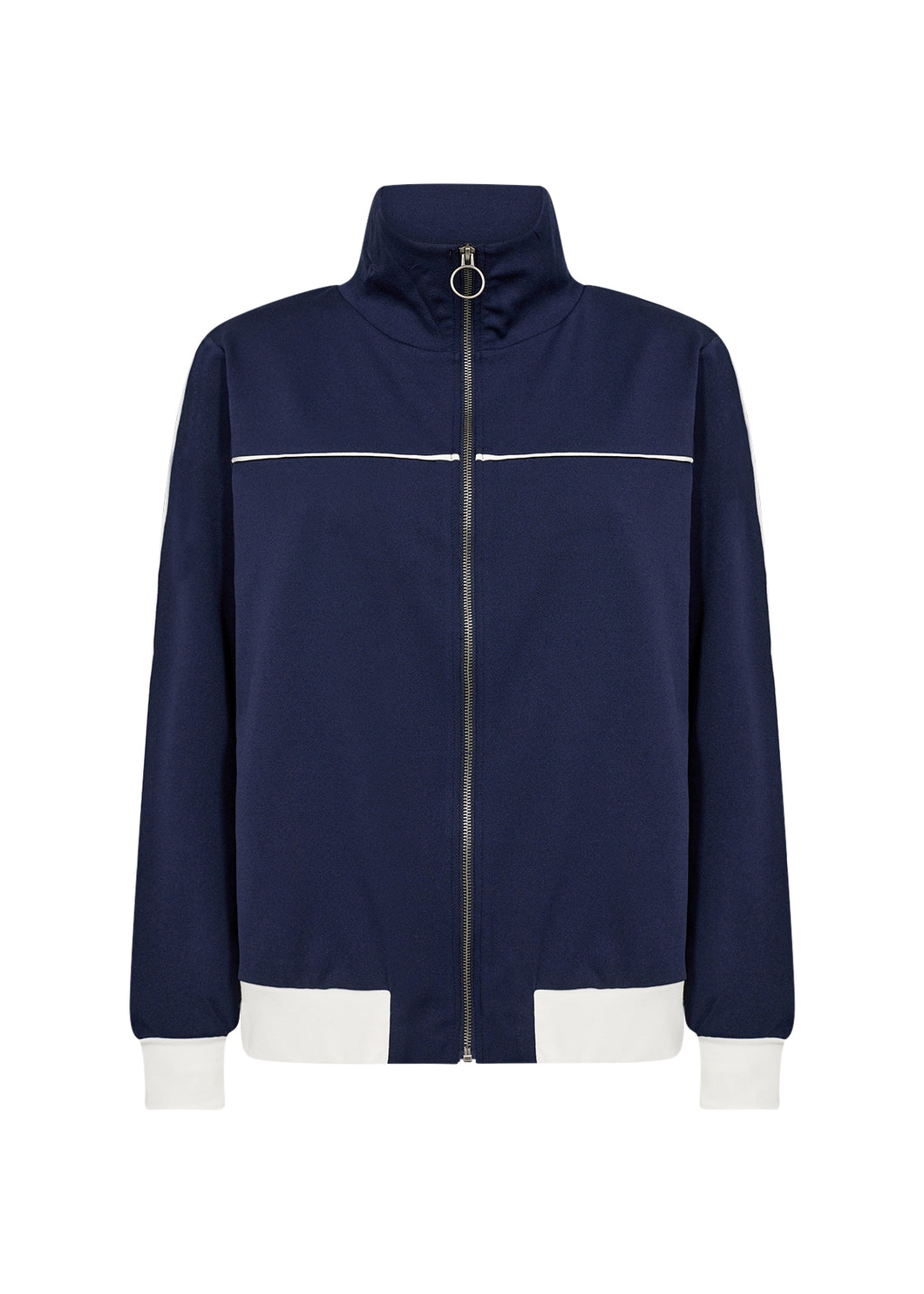 26827 - Full Zip Top - Navy -Soya Concept