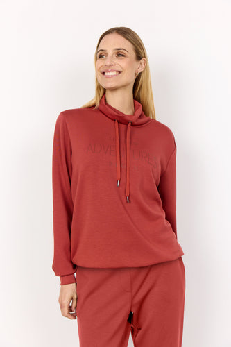 Banu Sweatshirt - Rusty Red - Soya Concept
