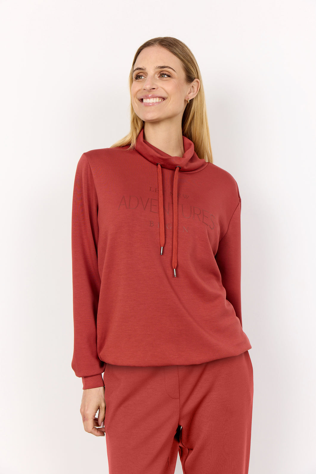Banu Sweatshirt - Rusty Red - Soya Concept