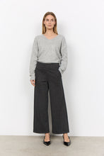 Load image into Gallery viewer, Black Herringbone Textured Pants - Soya Concept