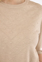 Load image into Gallery viewer, Short Sleeve Beige Knit - Brantex
