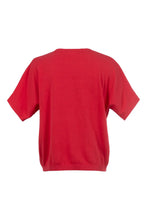 Load image into Gallery viewer, Crew Neck Knit Jumper -Poppy Red - Soquesto