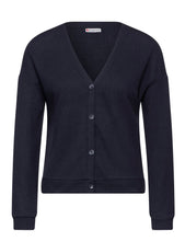 Load image into Gallery viewer, 321672- Knit Button Up Cardigan- Navy- Street One