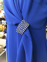 Load image into Gallery viewer, V231 Sonia Dress Cobalt- Via Veneto
