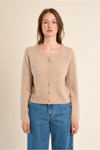 Load image into Gallery viewer, Beige Knitted Cardigan - Molly Bracken
