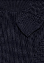 Load image into Gallery viewer, 302902- Navy Turtleneck Jumper - Street One