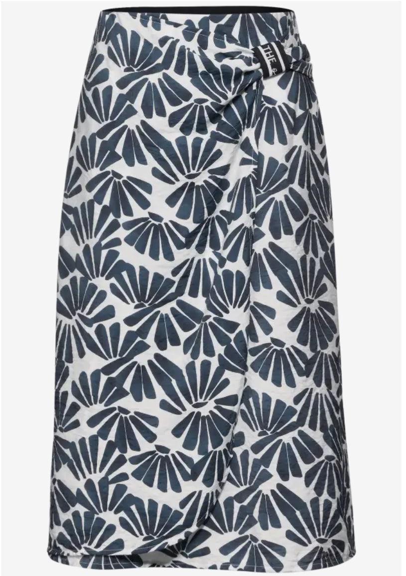 361515 - Print Wrap Skirt - Cecil