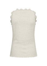 Load image into Gallery viewer, Cream Lace Tank Top - Soya Concept