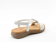 Load image into Gallery viewer, Chime - Silver Sandals - Heavenly Feet