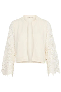 5477- Lace Sleeve Cardigan- Fransa