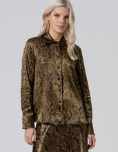 Load image into Gallery viewer, Animal Print Shirt - Khaki - Surkana