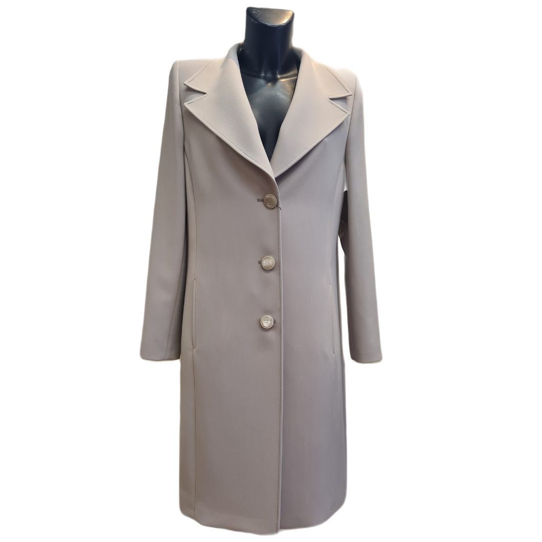 Long Wool Coat - Cream - Christina Felix