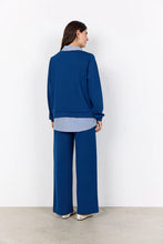 Load image into Gallery viewer, Estate Blue Blouse &amp; Jumper - Soya Concept