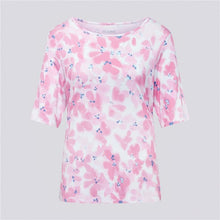 Load image into Gallery viewer, 122357 - Pink Floral Print T-shirt - Rabe