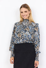 Load image into Gallery viewer, Estate Blue Print Blouse - Soya Concept
