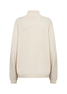 Cream Half Zip  - Soya Concept