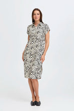 Load image into Gallery viewer, Short Sleeve Pattern Shirt Dress - b.young