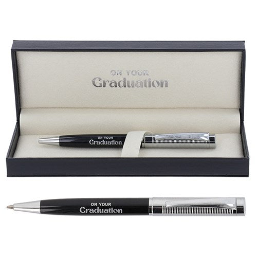 342506 - Black and Chrome Graduation Pen - Bridgewater