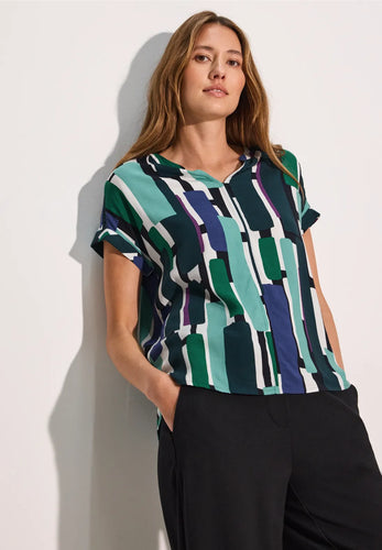 344981- Print Blouse - Cecil