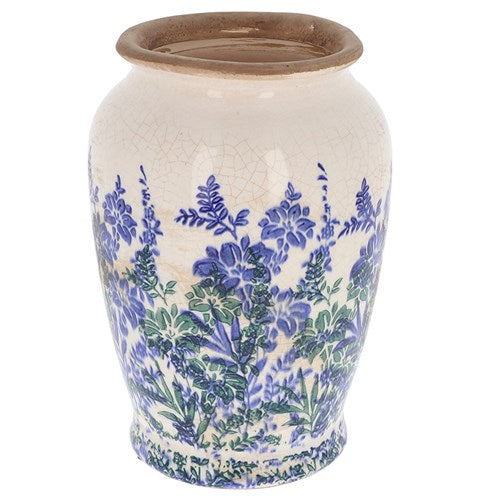 346202 - Indigo Garden Traditional Vase - Joe Davis