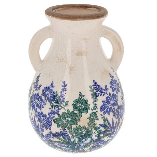 346203 - Indigo Garden Handled Vase - Joe Davis