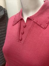 Load image into Gallery viewer, SV353 - Coral Button-Up with Collar - Castle of Ireland