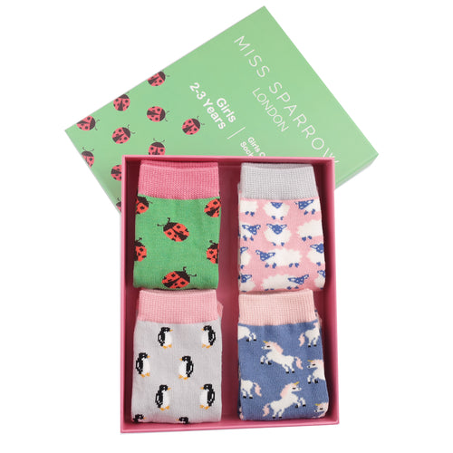 Kids Sock Gift Set - 4 Pack