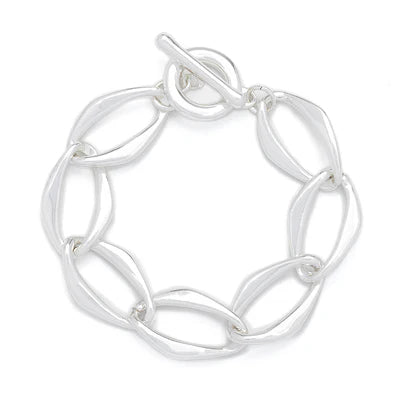 T341BCB - Leyla Silver Bracelet - Knight & Day