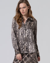 Load image into Gallery viewer, Animal Print Shirt - Grey - Surkana