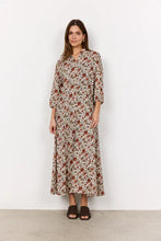 Load image into Gallery viewer, Red Printed Dress - Soya Concept