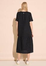 Load image into Gallery viewer, 143861- Black Maxi Linen Tunic Dress - Street One