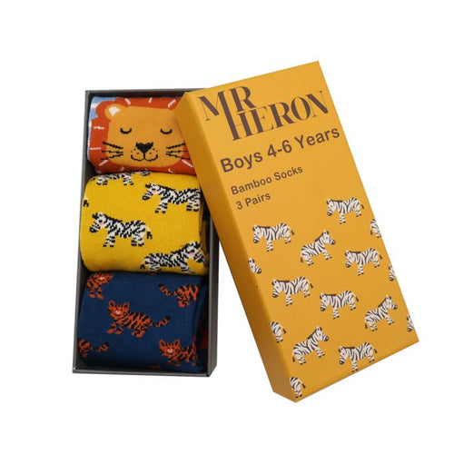 Mr Herron Kids Sock Gift Box - 3 Pair Pack