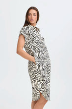 Load image into Gallery viewer, Short Sleeve Pattern Shirt Dress - b.young