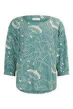 Load image into Gallery viewer, Green Pattern Blouse - NOEN