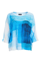 Load image into Gallery viewer, Mikinos print round neck top - Ora